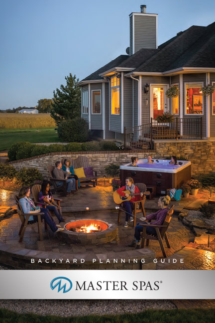 Hot tub backyard planning guide front cover